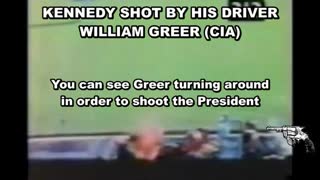 CIA AGENT WILLIAM GREER SHOT KENNEDY IN THE HEAD AT CLOSE RANGE - HE WAS ALSO THE DRIVER OF THE CAR