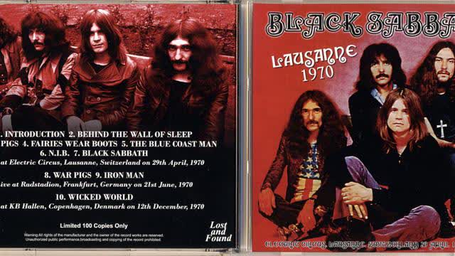 Black Sabbath ~ Lausanne Electric Circus