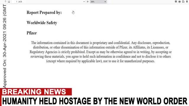BEWARE OF THE JABBED ZOMBIES ðŸ’‰ TOP SECRET PFIZER DOCUMENT LEAKED