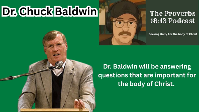 Interview with Dr. Chuck Baldwin #drchuckbaldwin #jesus #biblestudy #newcovenanttheology
