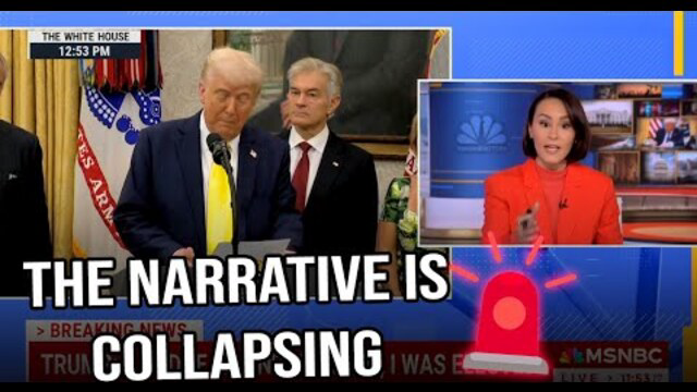 MSNBC quickly CUTS AWAY from WH briefing as Trump reads deported gang member rap sheet