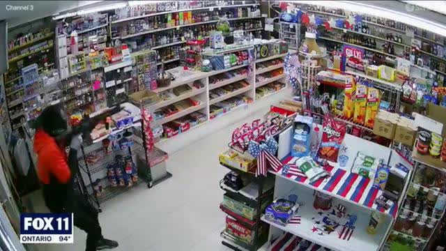 "He shot my arm off"...Uh oh, picked the wrong liquor store to rob.