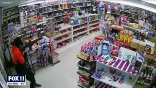 "He shot my arm off"...Uh oh, picked the wrong liquor store to rob.