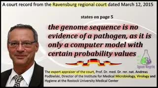 Laboratories In Germany Publish Evidence That There Is No Virus And That COVID Does Not Exist