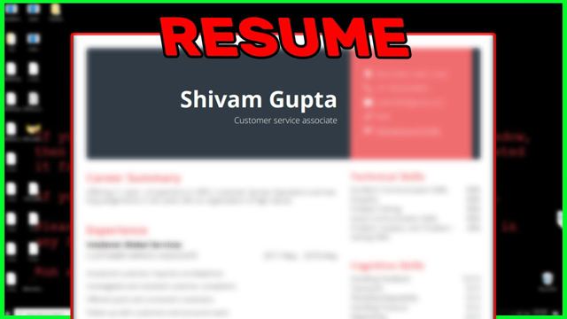 Calling a Scammer By His Real Name, I got His Resume