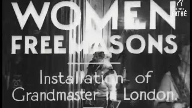 Women Freemasons...But Are They All Women?