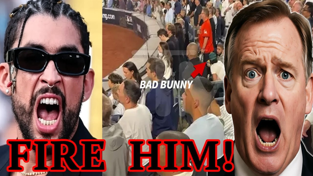 Fans want Bad Bunny FIRED from Super Bowl after he DISRESPECTS God Bless America at Yankees game!
