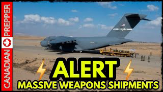⚡ALERT: FOLLOW THE WEAPONS! US RECORD ARMS SHIPMENTS FOR WAR W/ RUSSIA, IRAN, CHINA, PAKISTAN