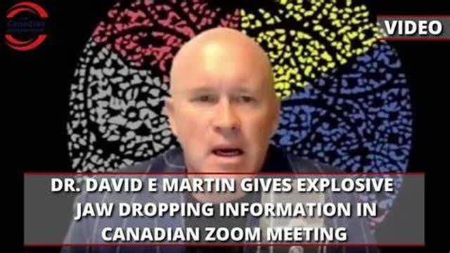 ðŸðŸŽ™ï¸DR. DAVID E MARTIN GIVES EXPLOSIVE JAW DROPPING INFORMATION IN CANADIAN ZOOM MEETINGðŸðŸŽ™ï¸