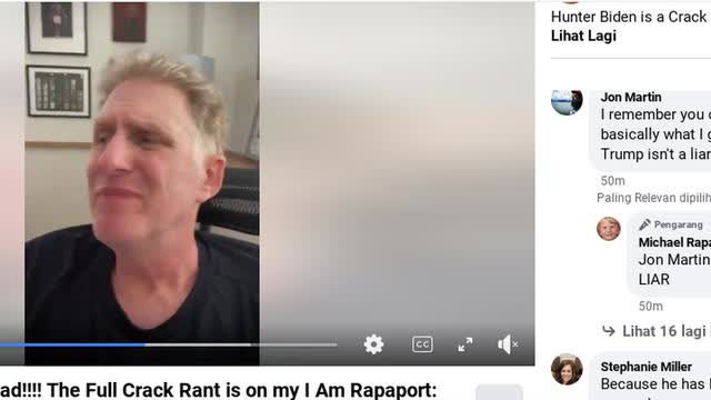 HUNTER BIDEN IS A CRACK HEAD!!!! ?‍?? MICHAEL RAPAPORT