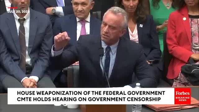 JEW COMMUNITY JEW MEDIA ARE SCREAMING AND BITCHING AT RFK JR