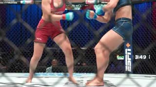 A KO SO NICE YOU HAVE TO SEE IT TWICE?YUNEISY DUBEN WITH THE KNOCKOUT OF THE SEASON❗