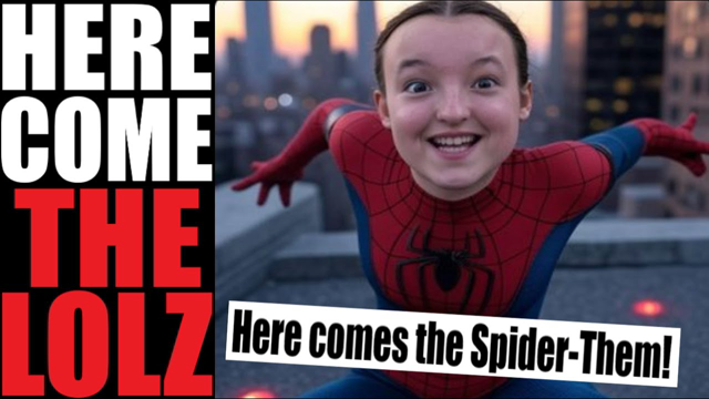 ABSURDITY: Bella Ramsey asks Disney to be cast as Spider-Man. This would be HILARIOUS