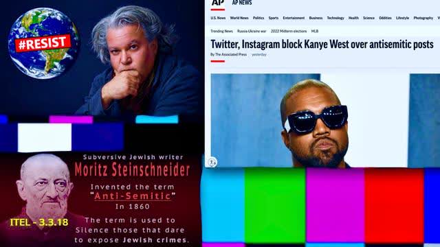 Kanye West Death Con 3 Shows How Antisemitic Is Used To Censor Anyone Who Dares Expose Jewish Crimes