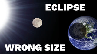 The 2024 SOLAR ECLIPSE  shadow is not correct!  - Flat Earth Proof