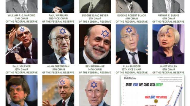 EVERY SINGLE ASPECT OF THE FEDERAL RESERVE IS JEWISH DEMONSTRATION