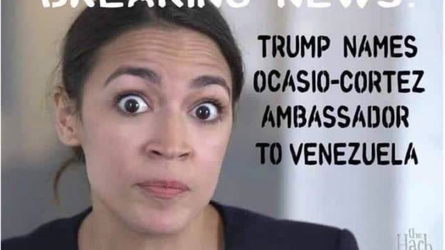 "HEY, AOC ??? BLOW IT OUT YORE HOAL!"