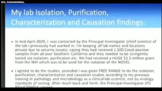 Testing labs confirm "there is no virus"