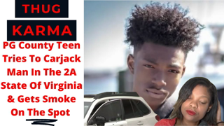 Teen picks the wrong man to carjack & gets smoked on the spot.