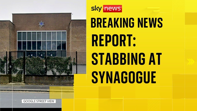 BREAKING: Stabbings reported at Manchester synagogue