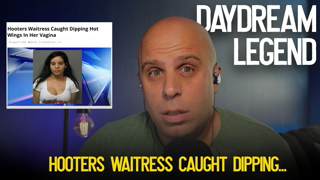 Hooters Waitress Caught Dipping Hot Wings...