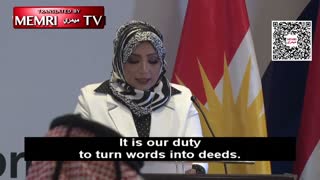 Iraqi Official Dr. Sahar Al-Taâ€™i at a Peace Conference in Erbil: We Want Peace with Israel....This is how (they) have subverted and Kurdish leadership and leadership world wide. Boot lickers get the promotion