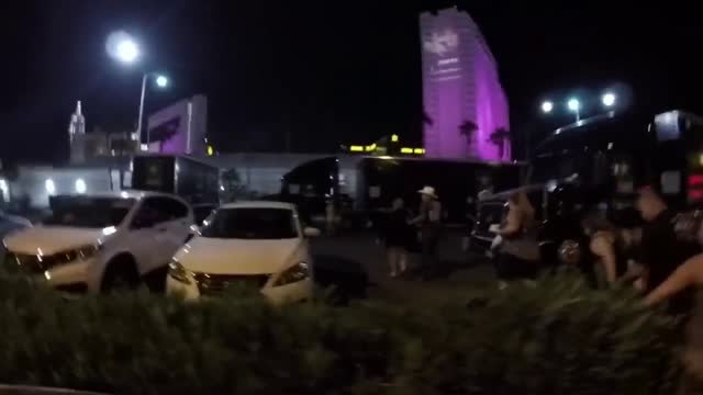Vegas Shooting: Commotion before Shooting Starts