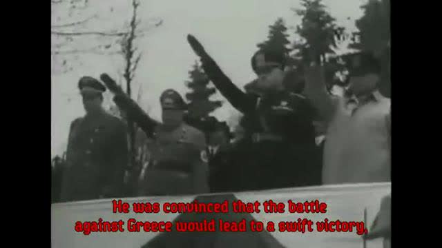 Adolf Hitler speech on the invasion of Greece
