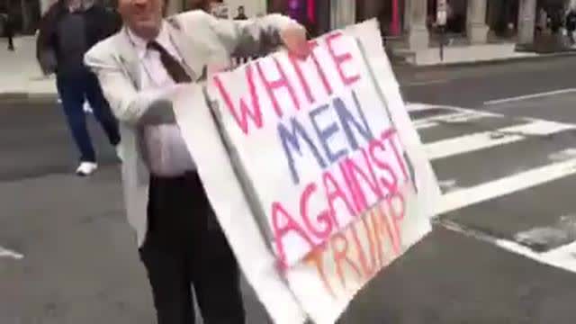 Jew posing as White against Trump