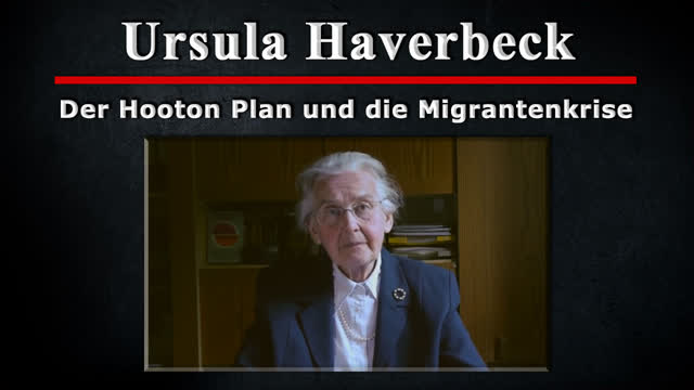 Ursula Haverbeck - Der Hooton Plan und die Migrantenkrise [Vortrag August 2016]