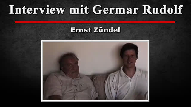 Interview mit Germar Rudolf - Ernst Zuendel [1999]