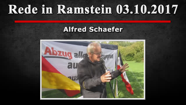 Rede in Ramstein 03.10.2017 - Alfred Schaefer
