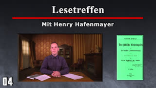 Lesetreffen 04 - Das juedische Geheimgesetz [Henry Hafenmayer]