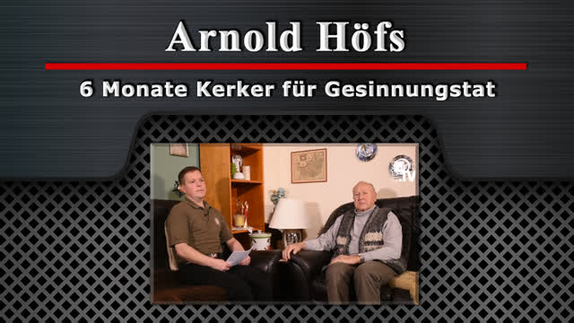 Arnold Hoefs 6 Monate Kerker fuer Gesinnungstat BRD 2018 [Henry Hafenmayer]