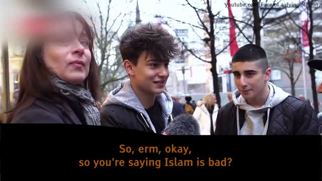 German grandmother harassed while telling a story about refugees