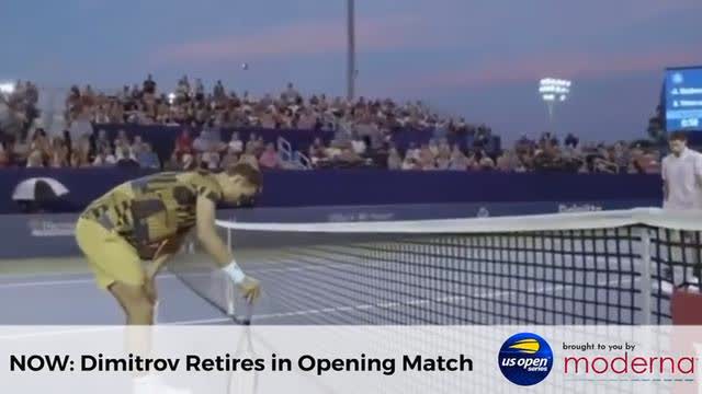 Dimitrov is forced to retire