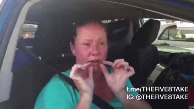 Woman in Distress After Seeing What She Witnessed in Canberra.