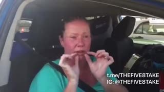 Woman in Distress After Seeing What She Witnessed in Canberra.