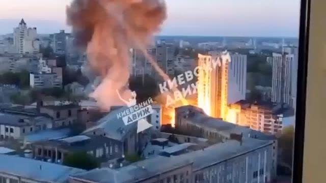 Kiev, after RU rocket attack