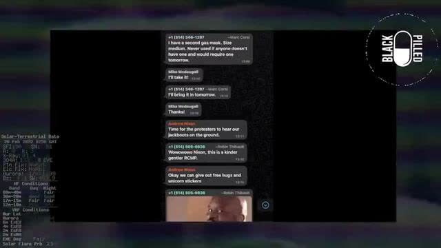 Canadian police messages