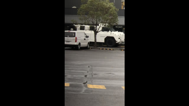 UN vehicles in Brisbane