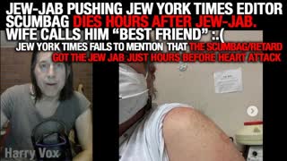 JEW JAB KILLS JEW YORK TIMES JAB PUSHING EDITOR - JEW TIMES DOESN'T MENTION HE HAD THE JEW JAB