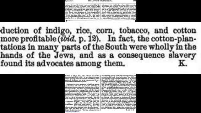 Jews dominated the slave trade
