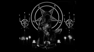 Negroid "the weekend" performs luciferian invocation ritual on stage at packed venue