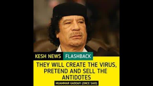 Gaddafi reveals who is behind the Corona virus (2009)
