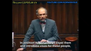 Janusz Korwin-Mikke MEP warned Europe about migrants in 1993 [english subtitles]