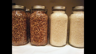 Prepper Series - How to Dry Can Beans and Rice (This controls bugs and larvae in food stores)