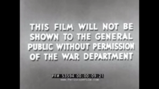 WORLD WAR II  VENEREAL DISEASE PREVENTION & SCARE FILM  "PICK UP"  SYPHILLIS  53594 (PRINT 1)