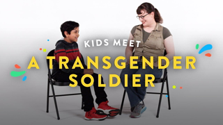 Kids Meet a Transgender Soldier | Kids Meet | HiHo Kids