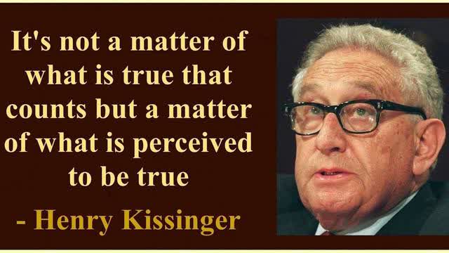 War with Russia as "predicted" by Illuminati master Kissinger.